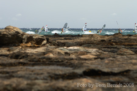 Pozo Slalom at low tide